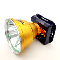 Headlights head-mounted super-bright to catch a bright light Four-core large spot Far-shot outdoor P50 Three-lithium-electric explosion bright torch
