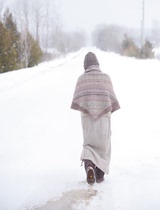 Snow shawl translation weaving diagram non-finished products take notes mailbox