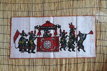 Clearance Guizhou Miao batik painting ethnic style bar cloth art painting ethnic style bar restaurant decoration painting frameless painting