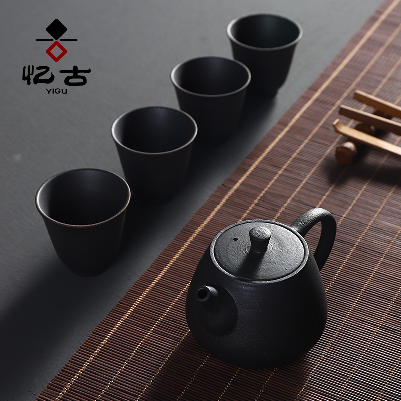 Have the single pot of thick ceramic tea set ceramic home office contracted kung fu tea set filter pot teapot tea set