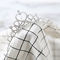 Child Hair Accessories Girl Crown Headwear Princess Hair Stirrup King Crown Girl Hair Accessories Waterdrill Crown Show Accessories