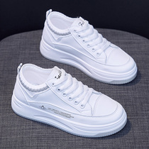 2021 spring and autumn casual explosion thick-soled sports white shoes womens ins spring new wild board shoes spring