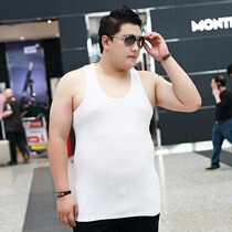 Middle-aged mens bottoming shirt Loose sleeveless t-shirt Middle-aged and elderly modal plus fat plus size fat camisole