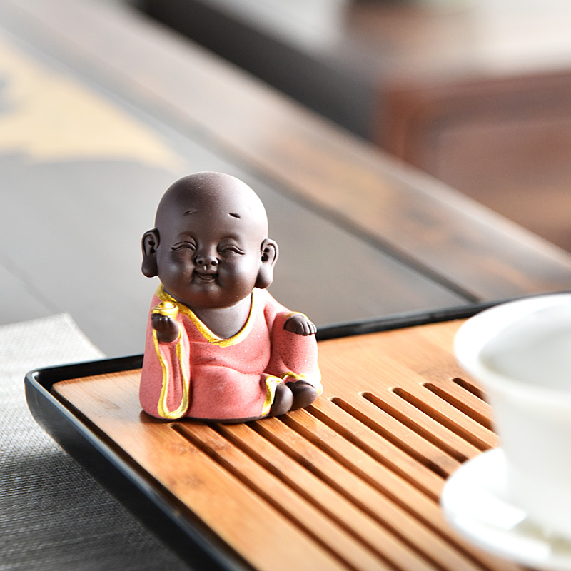 Hui shi pet boutique creative express little tea to keep purple little monk tea play animals tea tea tea furnishing articles