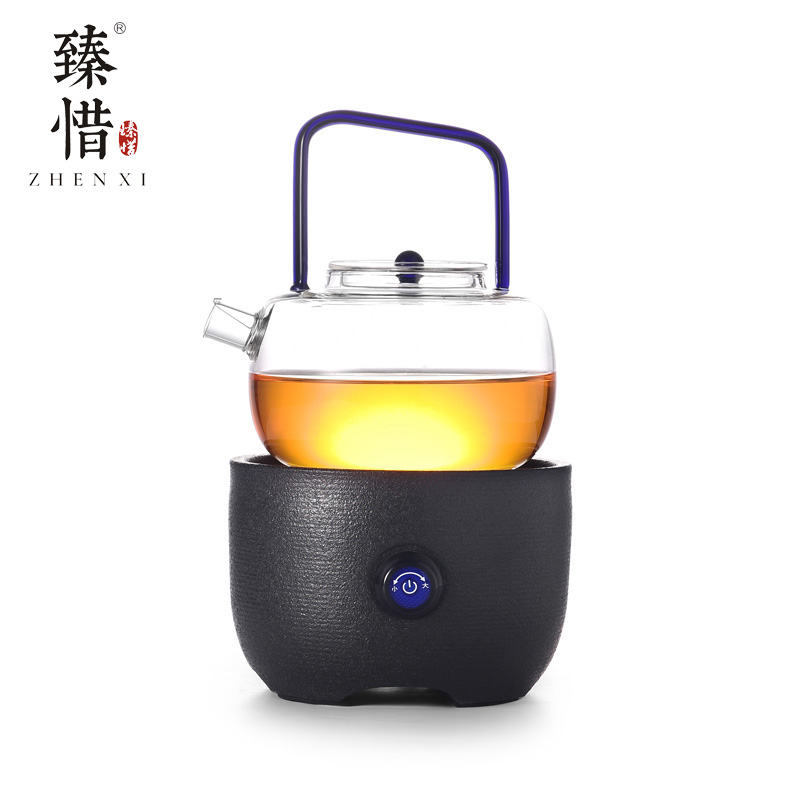 "Precious little glass boiling kettle electric TaoLu kettle girder kung fu tea set household contracted the teapot