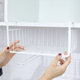 Fanyi thickened kitchen cabinet hanging basket hanging rack compartment kitchen paper hanging storage rack finishing rack rack Fanyi thickened kitchen cabinet hanging basket hanging rack compartment kitchen paper hanging storage rack finishing rack rack