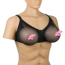 Ladyboy cross-dressing prosthetic breast bra Silicone prosthetic breast fake breast bra Fake breast special lace bra