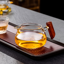 Wooden Glass Road cup tea set tea divider thickened heat-resistant kung fu tea set grass Tea Tool