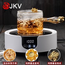 Tea pao cha hu high temperature resistant glass pot electric ceramic stove boiled tea Filter Kettle tea separation hua cha hu