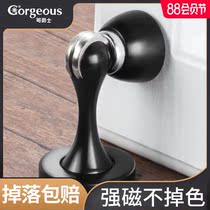 Brother jazz door stopper bathroom anti-collision wall suction door stopper New suction door silent door bumper door lock with multi-color selection