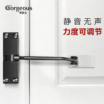 Gosir Easy behind closed door 180 degrees without buffer spring Small inpositioning invisible automatic home door closer