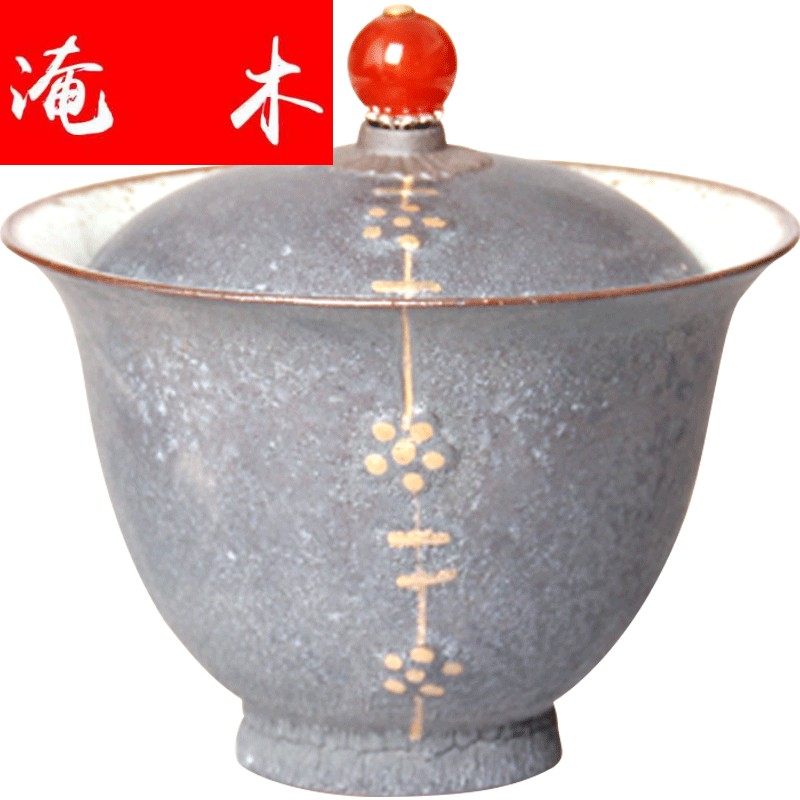 Submerged wood tea friends coarse pottery tureen on ceramic up for ceramic cups large three bowl kung fu tea set