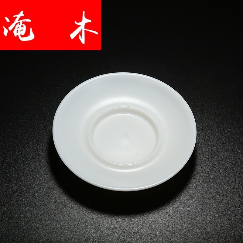 Flooded wood dehua white porcelain only three tureen tea sets jade porcelain tea light ceramic process large kung fu tea pu cover