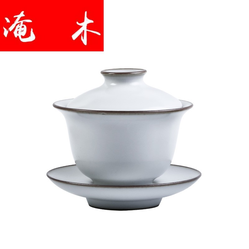 Wood won 't leave until three flooded your up tureen tea kungfu tea tea bowl of jingdezhen checking ceramic tureen tea cups