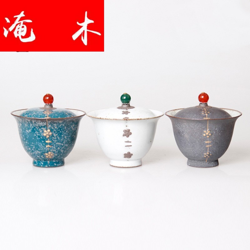 Submerged wood tea friends coarse pottery tureen on ceramic up for ceramic cups large three bowl kung fu tea set