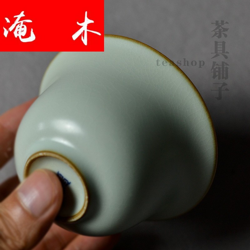 Submerged wood your up tea tureen azure open piece of native to use kung fu tea set your porcelain ceramics