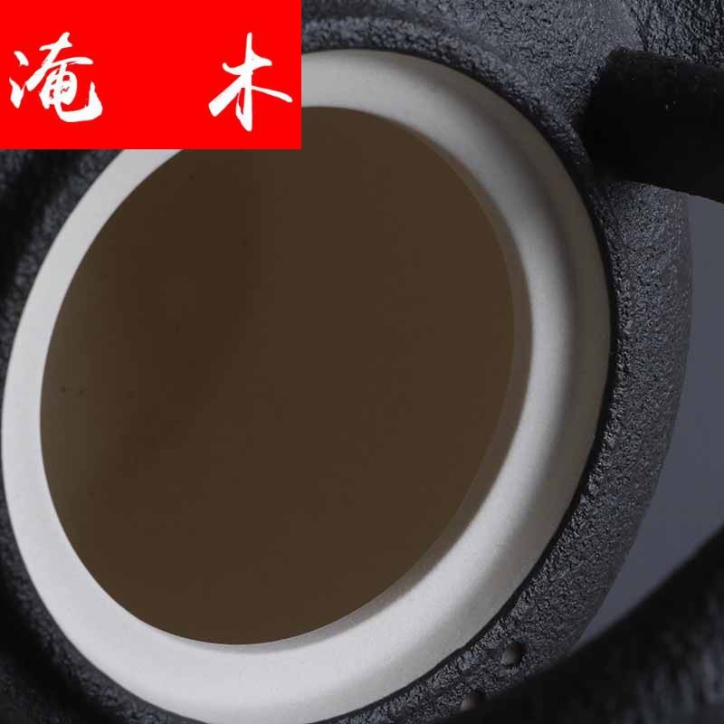 Submerged wood, black pottery cooking pot coarse pottery pot of electric kettle ceramic high - capacity girder TaoLu boiled tea, kungfu tea set