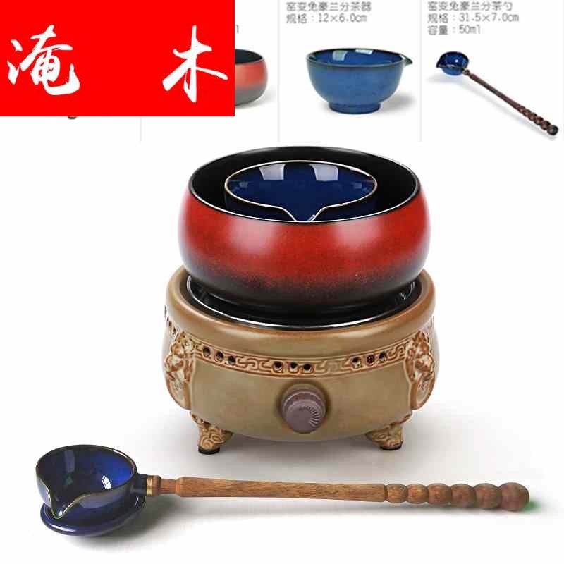 Submerged wood boiled tea machine electric ceramic tea stove domestic outfit automatic ceramic cooking bowl with lid old black tea with tea