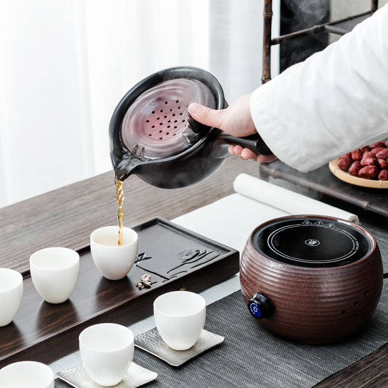 Lateral NiuRen boil pot electricity TaoLu electric tea kettle black tea boiled tea, household ceramic curing pot of kung fu tea set