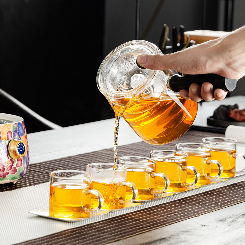 NiuRen boiling tea sets electric TaoLu side put cooking pot steamed tea tea ware glass electric burn the pot cooking