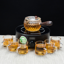 Bull Kernel Glass side to cook teapot teapot teapot electric pottery stove black tea black tea cooking tea Thickened Heat Resistant Filter Suit