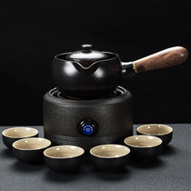 Niu Ren household side handle ceramic tea maker Black tea Puer tea pot Kung Fu tea electric ceramic stove kettle set