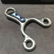 Bow road-electrodeless slingshot Tiangang titanium alloy round eye patch TC21 CNC traditional slingshot 440c Tianya authorization