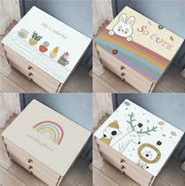 Bedside table cloth net red non-slip waterproof bedroom soft glass dust cover leather cushion drum washing machine cover cloth