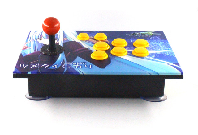 ຄອມພີວເຕີເກມຫຼິ້ນສະຕິກແບບອາເຄດຄູ່ USB ບໍ່ຊັກຊ້າ 9798 Street Fighter ເກມຄວບຄຸມເກມ joystick ທີ່ມີອຸປະກອນເສີມຟຣີ