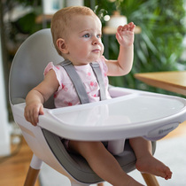 KK baby dining chair Dining chair Baby dining chair Childrens solid wood seat foldable bb multi-function stool