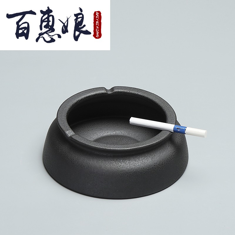 (niang new large creative ashtray move ceramic wind fashion sitting room adornment kung fu tea tea taking