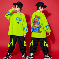 Street dance Childrens boomers Boomer Fry Street Suit Girl Hiphop Hip Hop Costume Child Clothing Loose Performance Out