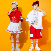 Child Hanfu 2022 Summer Thin boy suit Chinese wind and summer clothing girls ancient dress Tang Costume Show Costume Tide