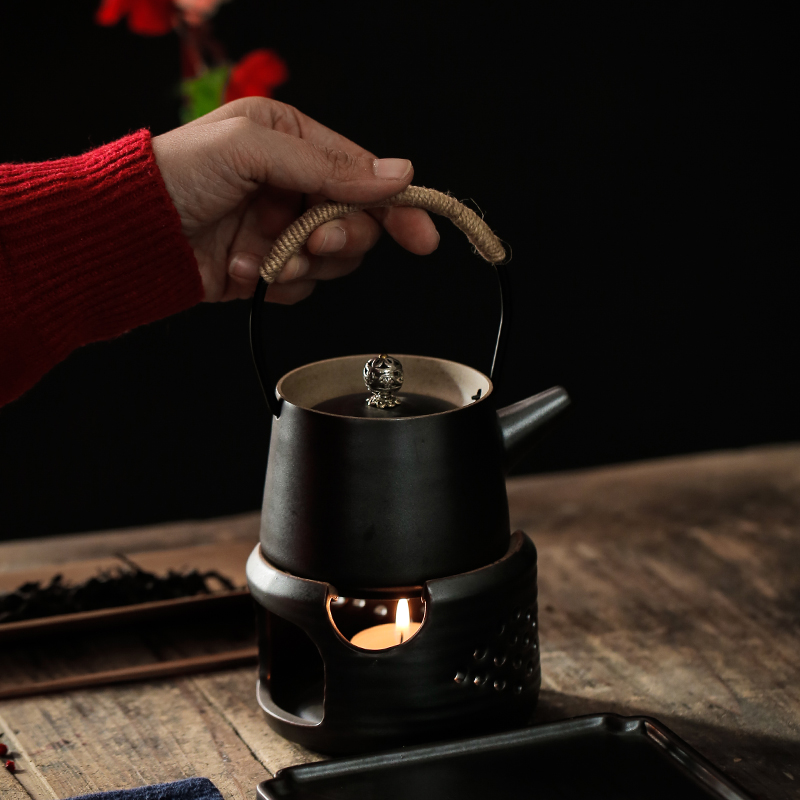 ShangYan Japanese ceramic teapot small based furnace heat preservation temperature restoring ancient ways the teapot girder pot of tea