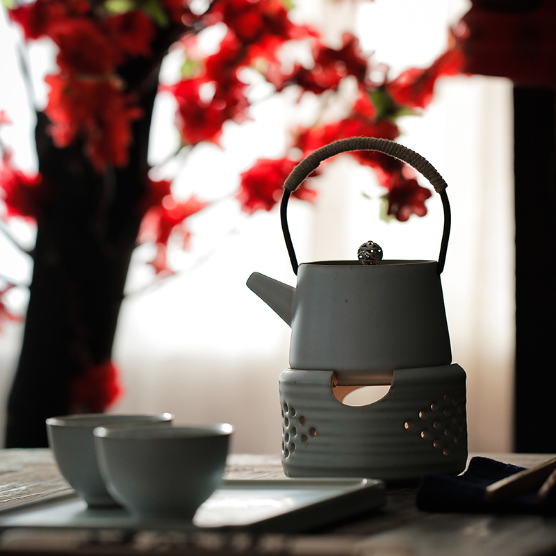 ShangYan Japanese ceramic teapot small based furnace heat preservation temperature restoring ancient ways the teapot girder pot of tea