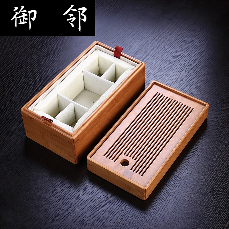 Tea boxes Tea tray was set box simple saucer bamboo kung fu Tea set hotel rooms large indoor products