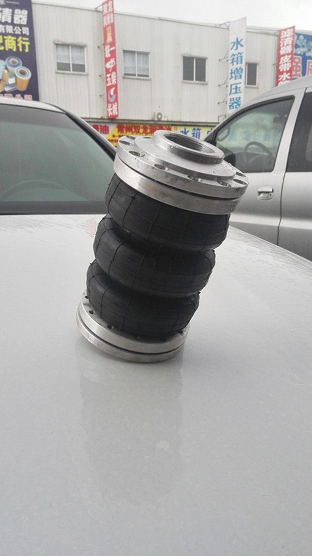 热卖轿车越野改装前空气避震减震气囊空气悬挂三层气包