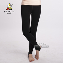 Scarecrow underwear women autumn and winter thick models can not get the ball can not drop the crotch seamless foot one-piece pants jumpers 320