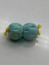 Raw ore high porcelain without optimization turquoise carved passion seed accessories beads diameter eleven mm