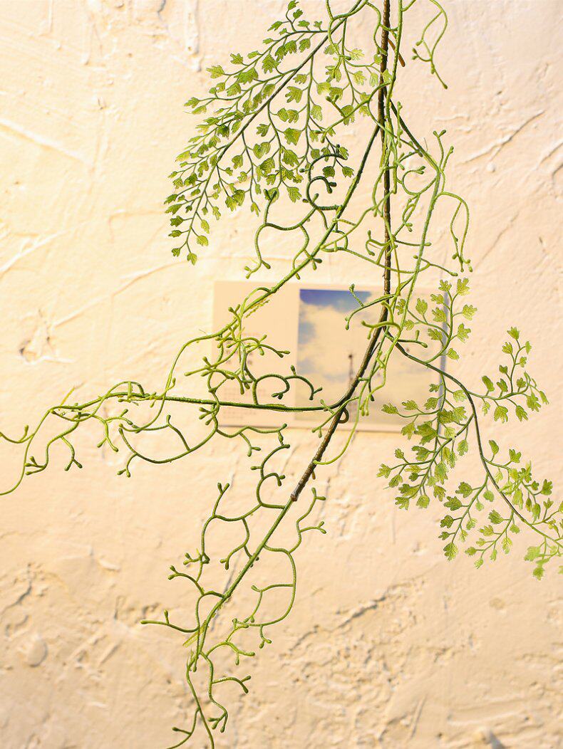 北欧风格墙面绿植仿真花装饰腾条藤蔓装饰品缠绕创意壁挂垂吊阳台