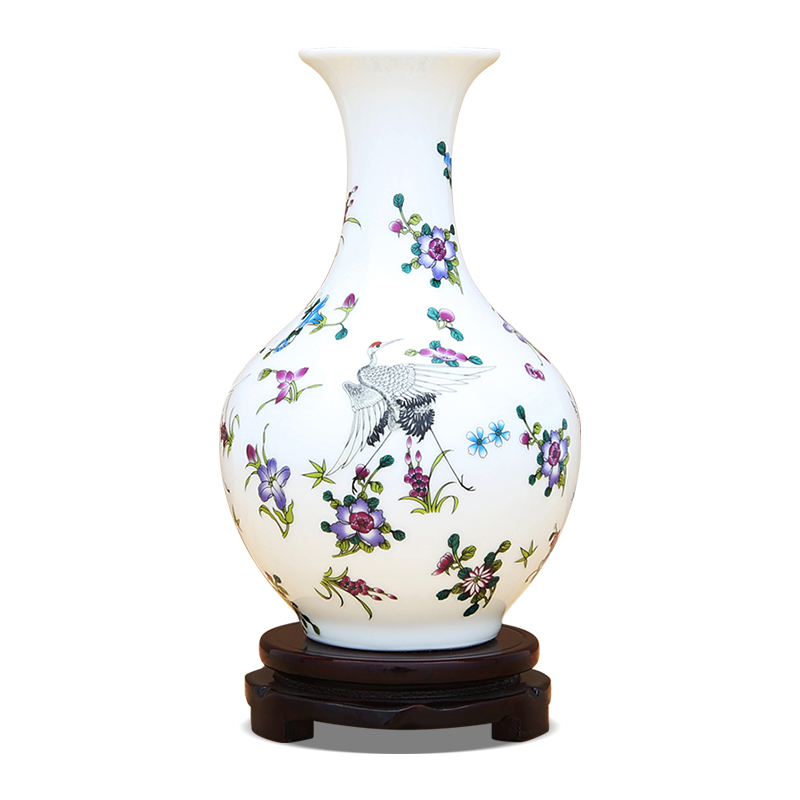 The New Chinese vase furnishing articles sitting room adornment of jingdezhen ceramics creative gifts crafts holiday gifts