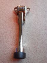 Glass door door stall door suction positioner zinc alloy door top automatic door stop pendulum door touch gate resistance to punch