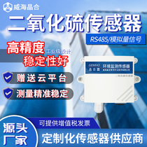 Sulfur dioxide sensor high precision gas pollution detector wall-mounted SO2 gas transmitter sensor