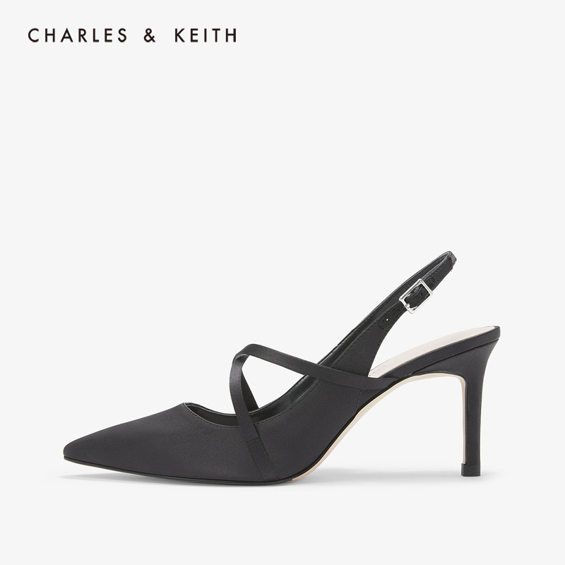 Полуботинки CHARLES & KEITH CK160361156 крест-ремешок женские слинг на высоких каблуках