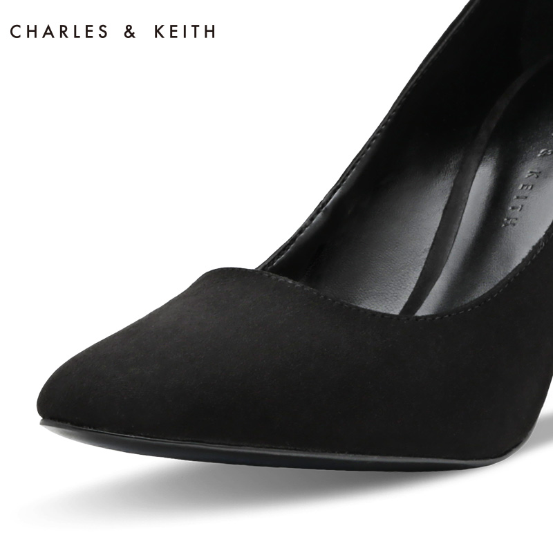 CHARLES&KEITH尖头高跟鞋 CK1-60390256  新款浅口女鞋通勤鞋单鞋产品展示图3
