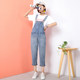 Denim overalls was thin waist shorts female summer loose suspenders pantyhose straight jeans large size piece pants children Denim overalls was thin waist shorts female summer loose suspenders pantyhose straight jeans large size piece pants children