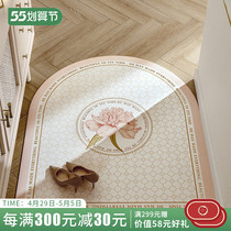 Alice garden light and luxurious leather ground mat free of washing into the door mat door padded door waterproof anti-slip splicing ground mat
