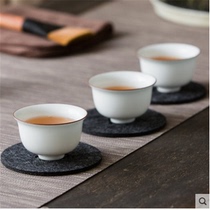Tea Cup Mat Insulation Mat felt Cup cushion Tea cushion Ideas Absorbent Non-slip Mat Sub table mat Gongfu Tea Road accessories