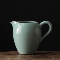 Ru Kiln Gongdao Cup Ceramic Household Large Public Cup Tea Sea Divided Tea Ware Piping Can Grow Ru Porcelain Kung Fu Tea Handset