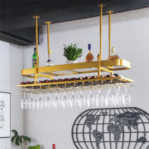 Red Wine Glass Rack Bar Bar Bar Counter Converse hung L Eyes Restaurant Hanging High-Footed Wine Glass Rack Swing Piece Wine Hanger